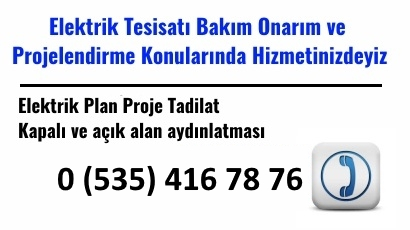 Elektrik Plan Proje Tadilat